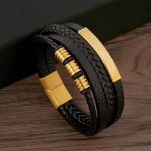 Classic Leather Bracelet New Style Hand-woven Multi-layer Combination Accessory