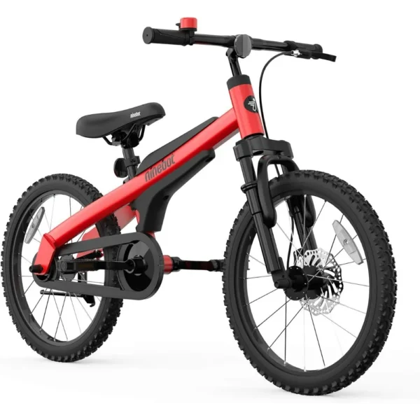 18" Kids Bike Ages 5-10, w/Aerospace Aluminum Frame, Enclosed Chain, Shock Absorbing Suspension