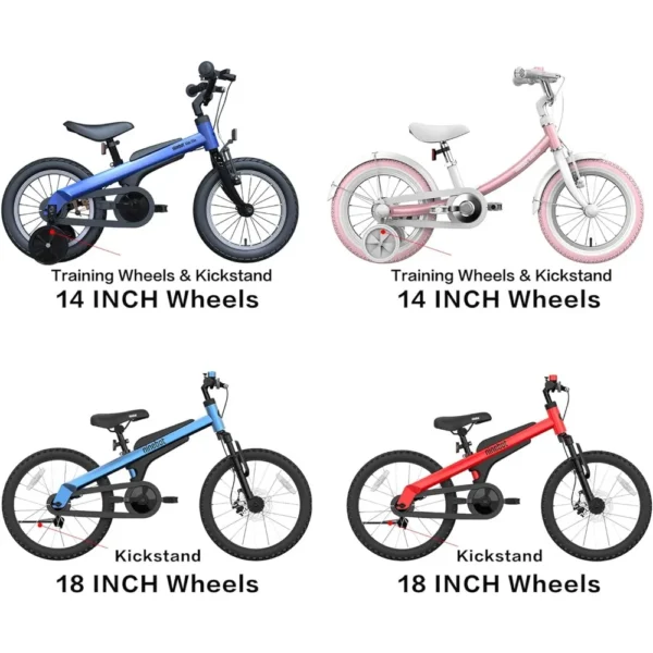 18" Kids Bike Ages 5-10, w/Aerospace Aluminum Frame, Enclosed Chain, Shock Absorbing Suspension - Image 4