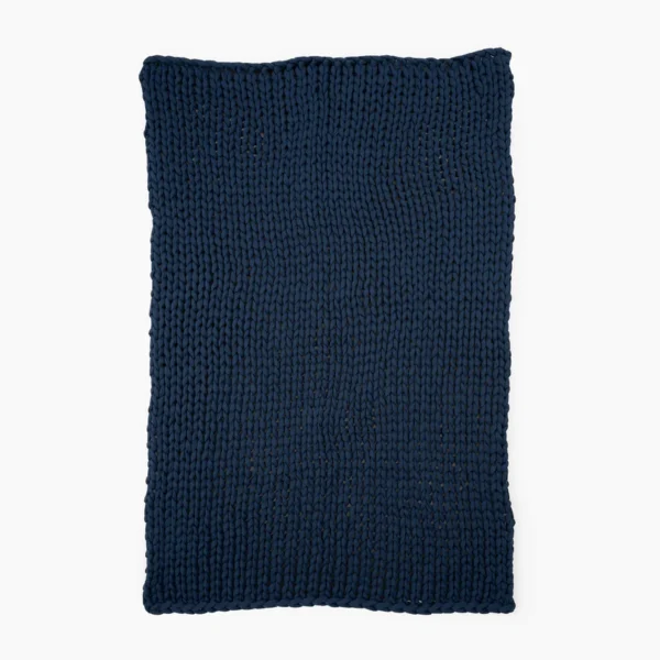King Weighted Blanket (Ocean) - Midnight Blue - 25 lbs (76"x80") - Image 3