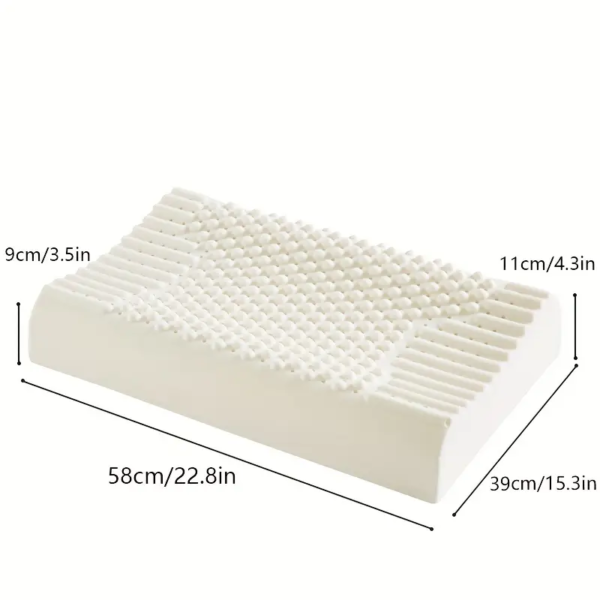 Soft Pure Natural Latex Pillow  for All Seasons - Image 2